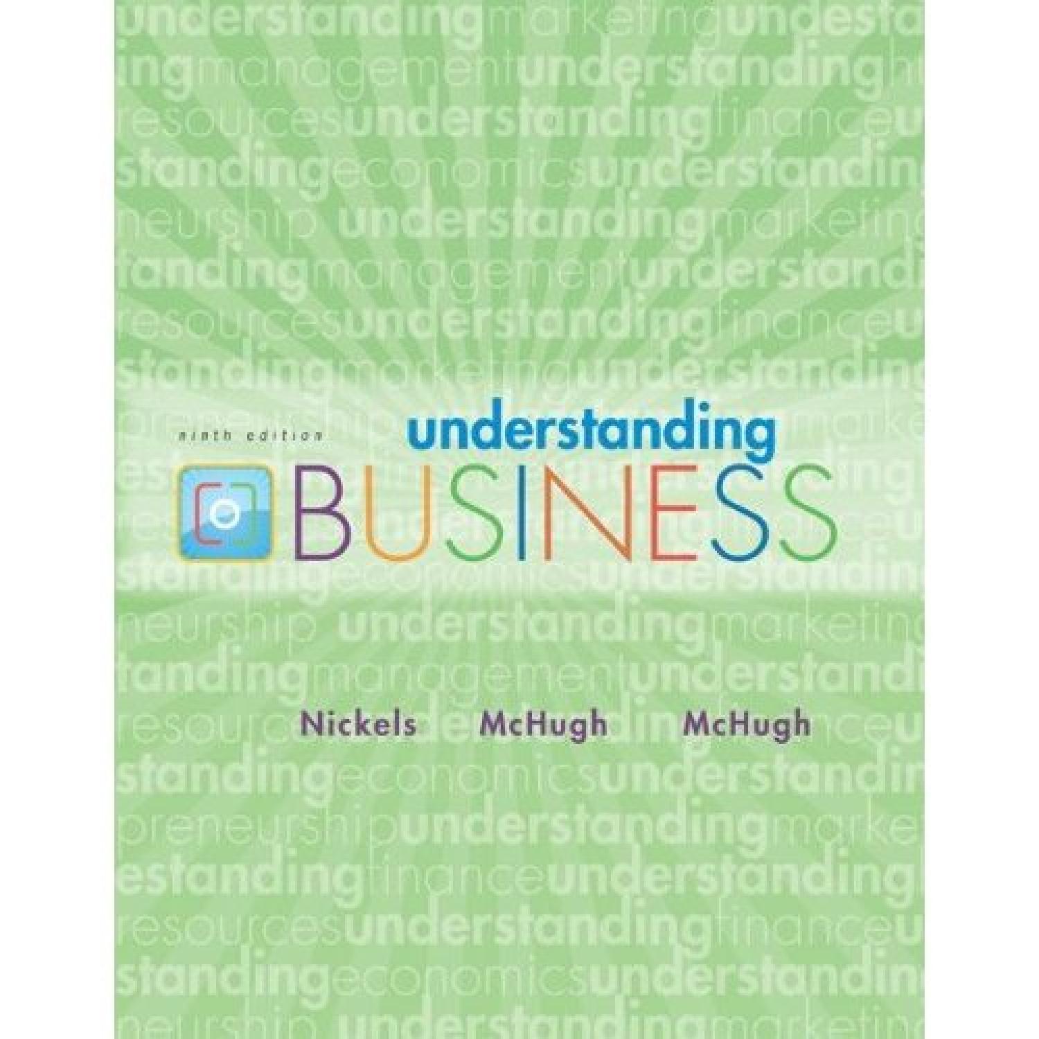 Understanding Business, 9th Edition