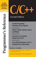 C C   Programmer s Reference