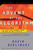 The Advent of the Algorithm  The 300 Year Journey from an Idea to the Computer