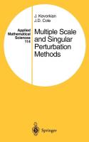 Multiple Scale and Singular Perturbation Methods  Applied Mathematical Sciences  114