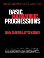 Basic Harmonic Progressions