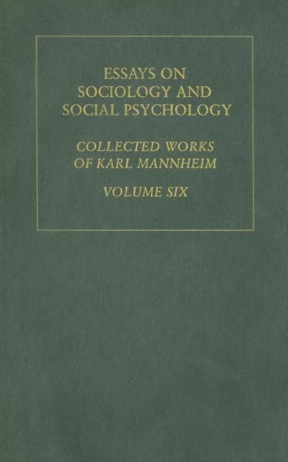 Essays Soc & Social Psych V 6