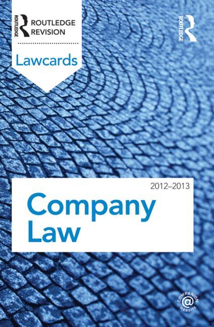 Company Law (2012-2013, Updated, Revised)