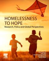 Homelessness to Hope  Research  Policy and Global Perspectives