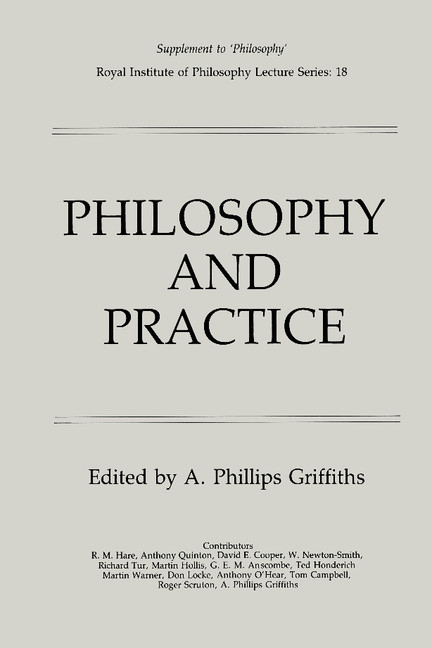 Philosophy and Practice