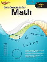 Core Standards for Math Reproducible Grade K (2012)