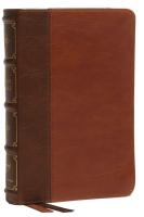 NKJV  Compact Bible  Maclaren Series  Leathersoft  Brown  Comfort Print  Holy Bible  New King James