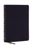 Nkjv, Large Print Thinline Reference Bible, Blue Letter, MacLaren Series, Leathersoft, Black, Thumb 