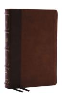 Nkjv, Large Print Thinline Reference Bible, Blue Letter, MacLaren Series, Leathersoft, Brown, Comfor