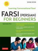 Farsi  Persian  for Beginners  Learning Conversational Farsi   Second Edition  Free Downloadable Au