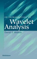 Introduction to Wavelet Analysis (Corrected 2004. Corr. 2nd Printing 2004)