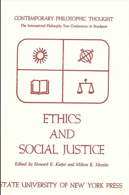 Ethics and Social Justice