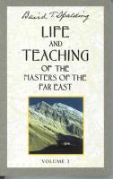 Life and Teaching of the Masters of the Far East  Vol  3