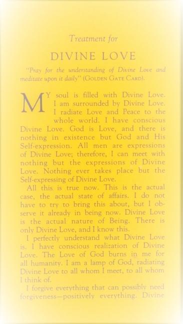 Treatment for Divine Love: (#33)