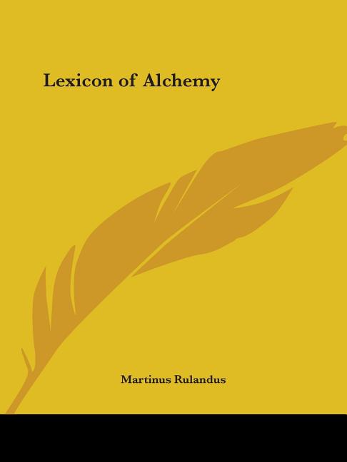 Lexicon of Alchemy