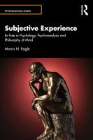 Subjective Experience  Psychological Issues