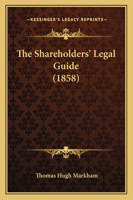 Shareholders' Legal Guide (1858)
