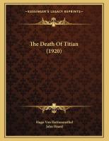 The Death Of Titian  1920