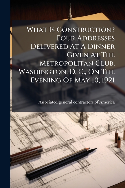 What Is Construction? Four Addresses Delivered At A Dinner Given At The Metropolitan Club, Washingto
