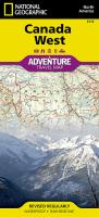 Canada West Map  National Geographic Adventure Map  3113