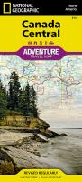 Canada Central Map  National Geographic Adventure Map  3114