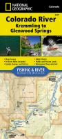 Colorado River  Kremmling to Glenwood Springs Map  National Geographic Fishing   River Map Guide  2