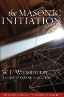 The Masonic Initiation