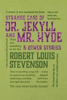 Strange Case of Dr  Jekyll and Mr  Hyde   Other Stories  Word Cloud Classics