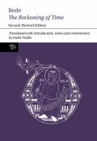 Bede  The Reckoning of Time  Translated Texts for Historians  29