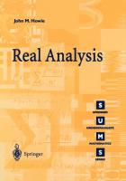 Real Analysis
