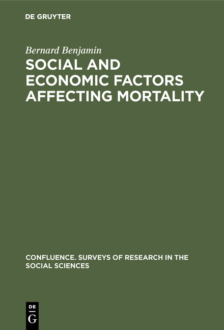 Social and Economic Factors Affecting Mortality (Reprint 2018)
