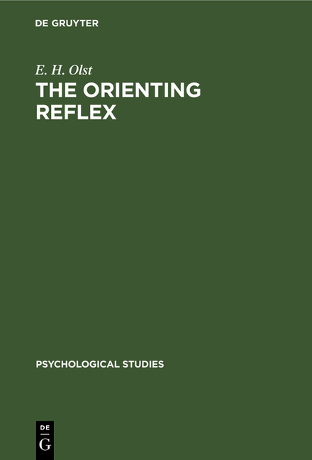 Orienting Reflex (Reprint 2019)