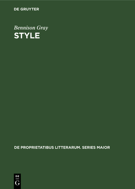 Style: The Problem and Its Solution (Reprint 2020)