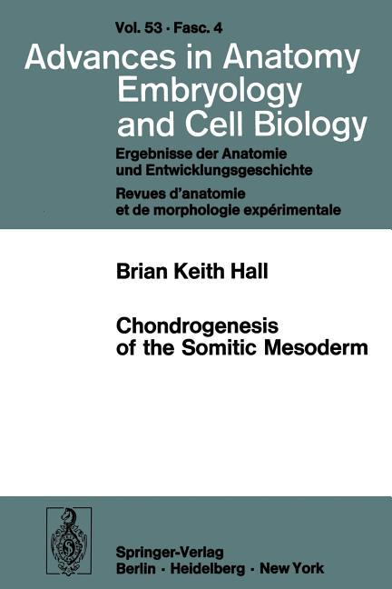 Chondrogenesis of the Somitic Mesoderm