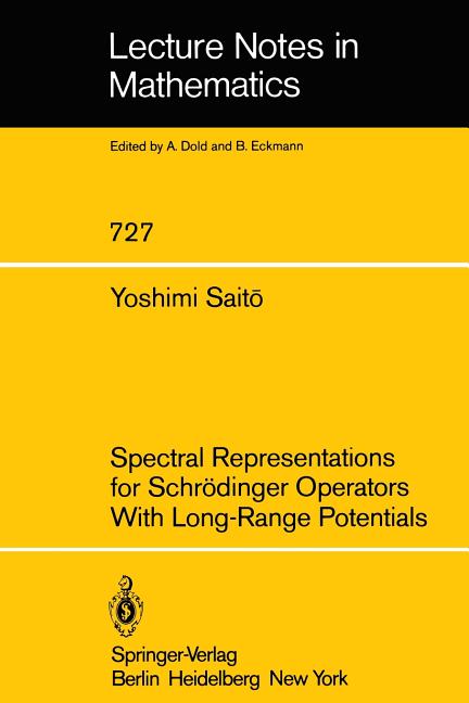 Spectral Representations for Schrödinger Operators with Long-Range Potentials (1979)