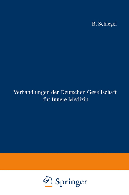 Verhandlungen Der Deutschen Gesellschaft Für Innere Medizin: Einundsiebzigster Kongress Gehalten Zu 