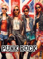 Punk Rock  A Rebellious Fashion Coloring Book  Beautiful Models  With an Attitude  Wearing Punk Clo