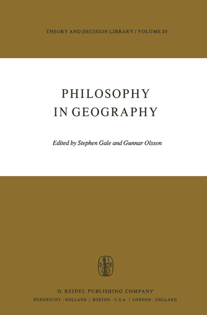 Philosophy in Geography (1979)