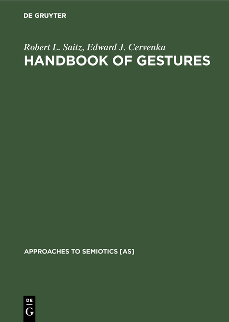 Handbook of Gestures (Reprint 2019)