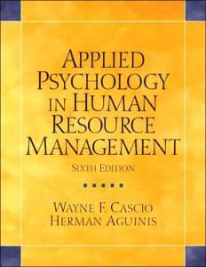 Applied Psychology in Human Resource Management, 6th Edition