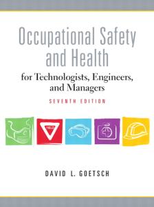 Occupational Safety and Health for Technologists Engineers.