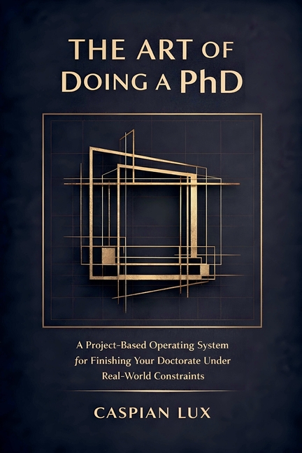 Art of Doing a PhD
