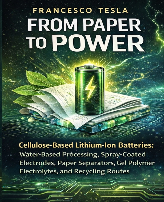 From Paper to Power: Cellulose-Based Lithium-Ion Batteries with Water-Based Processing, Spray-Coated