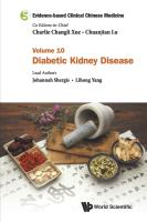 Evidence based Clinical Chinese Medicine   Volume 10  Diabetic Kidney Disease